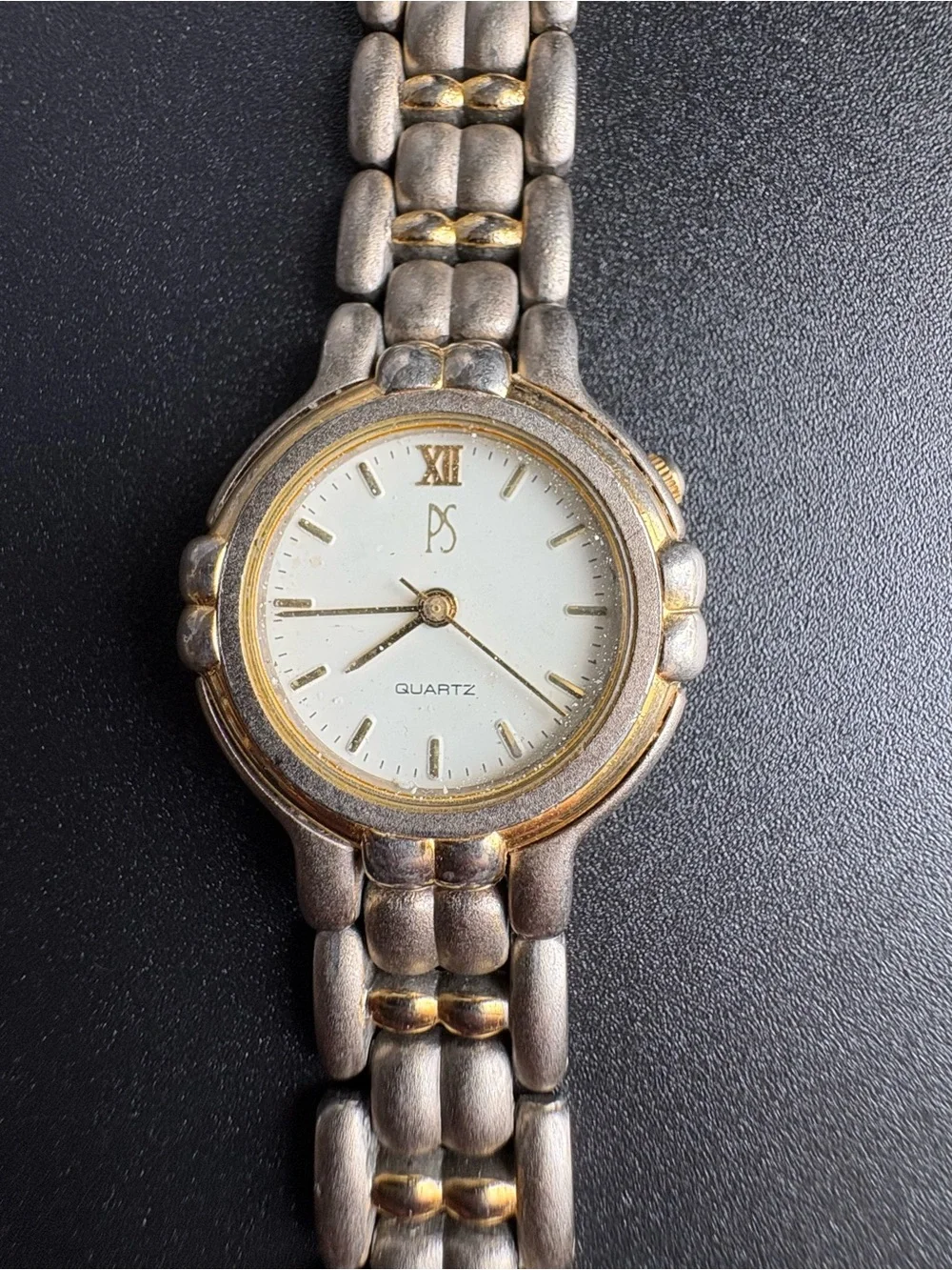 PS Paul Sebastian Women’s Vinatge Two-Tone Quartz Bracelet Watch - Silver & Gold